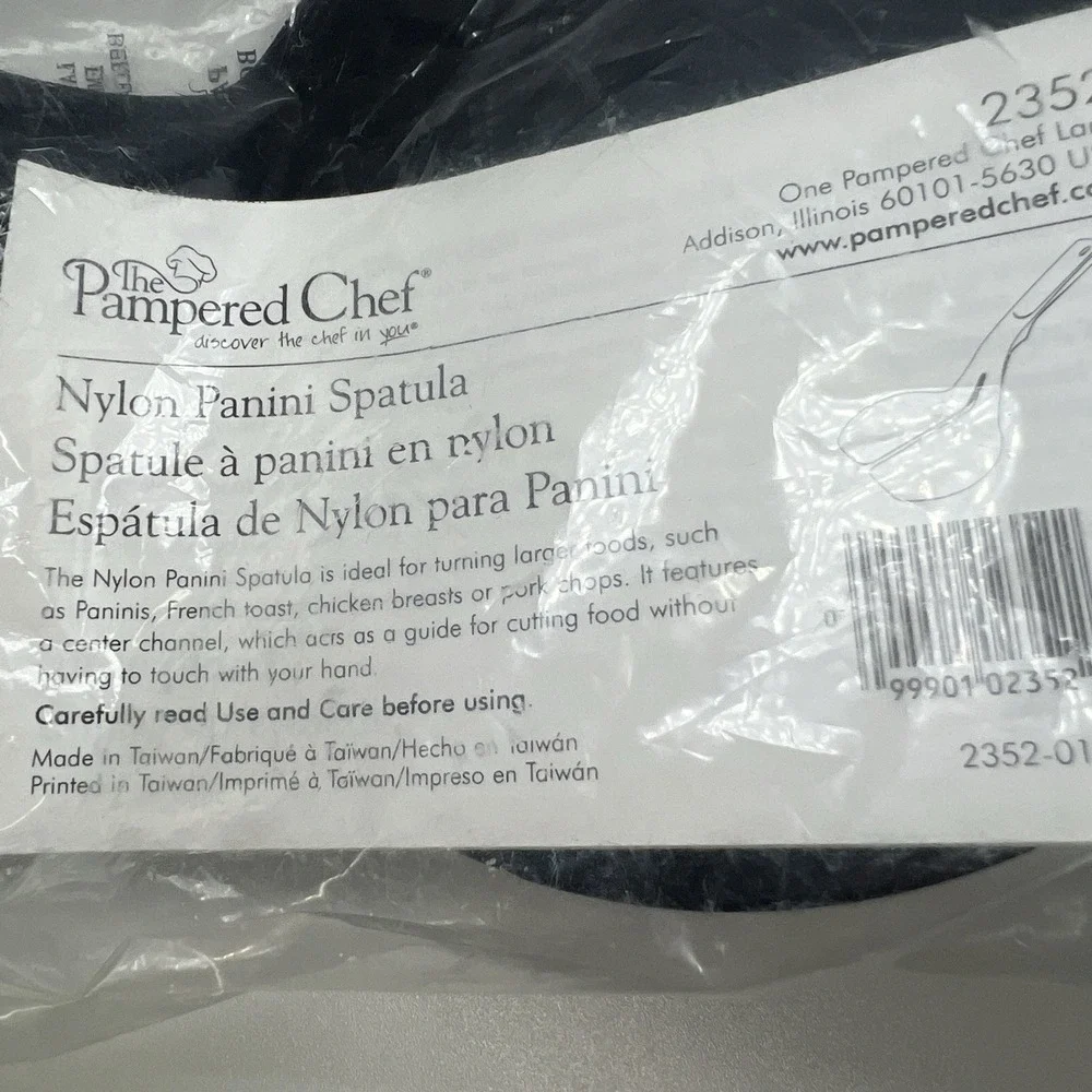Pampered Chef Nylon Panini Spatula #2352 NEW In Bag‎ Kitchen Turner